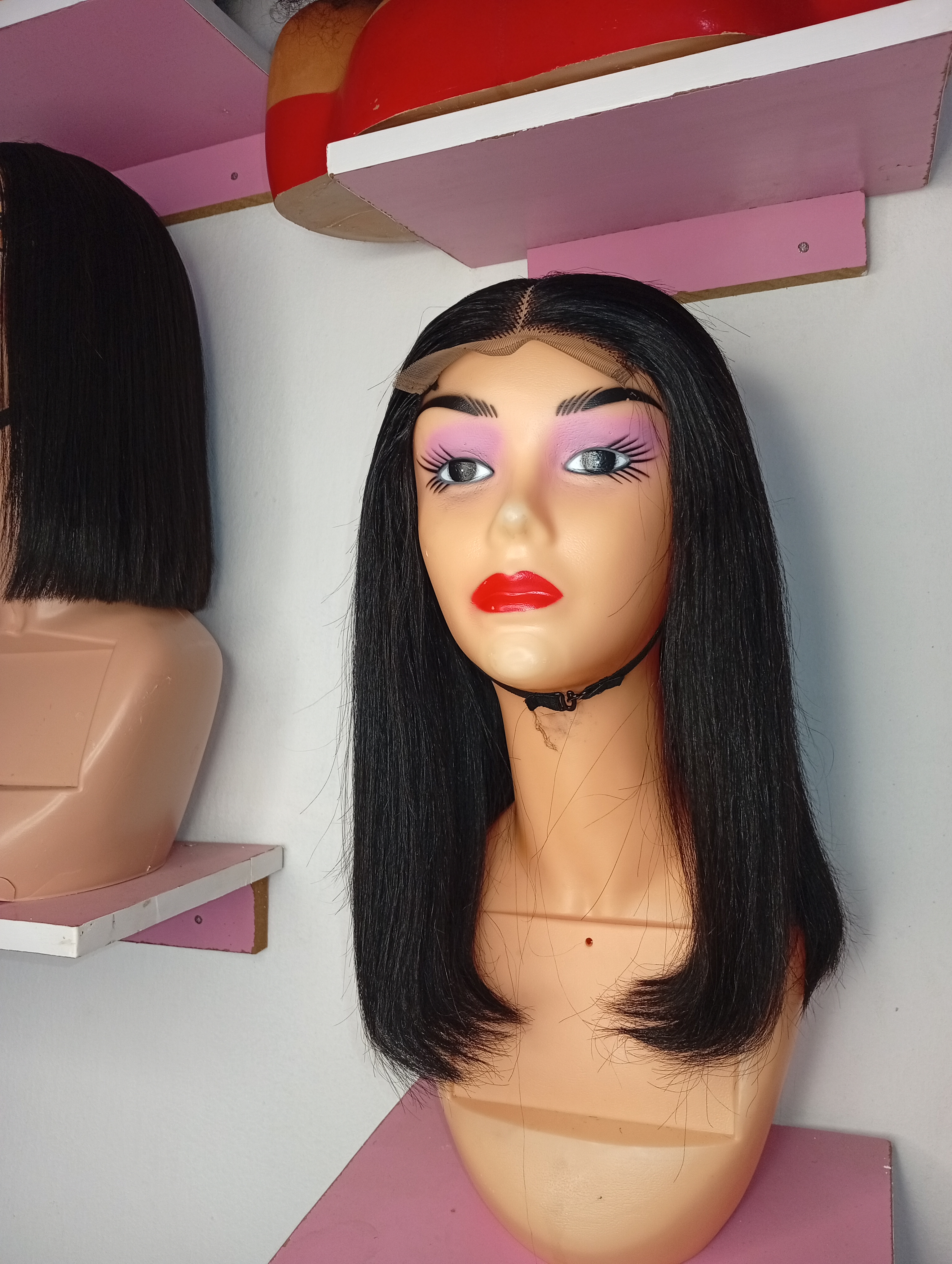 14" human hair bob wig 💯 HH