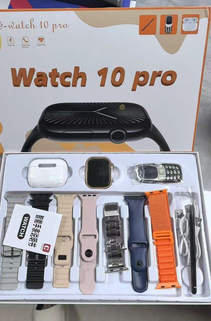 Smartwatch withi straps,phone, earpod,and free gift